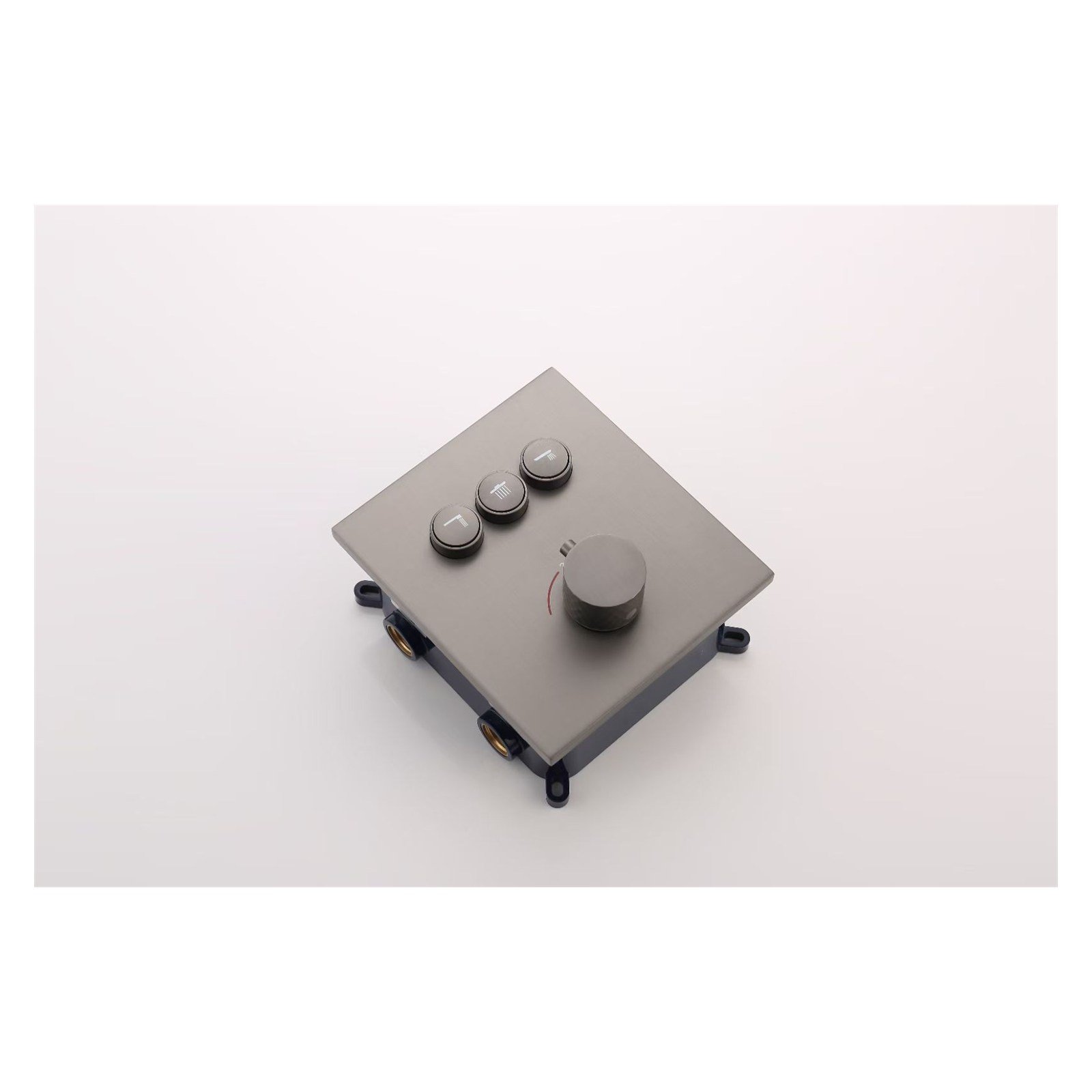 Concealed brass valve body configuration 4