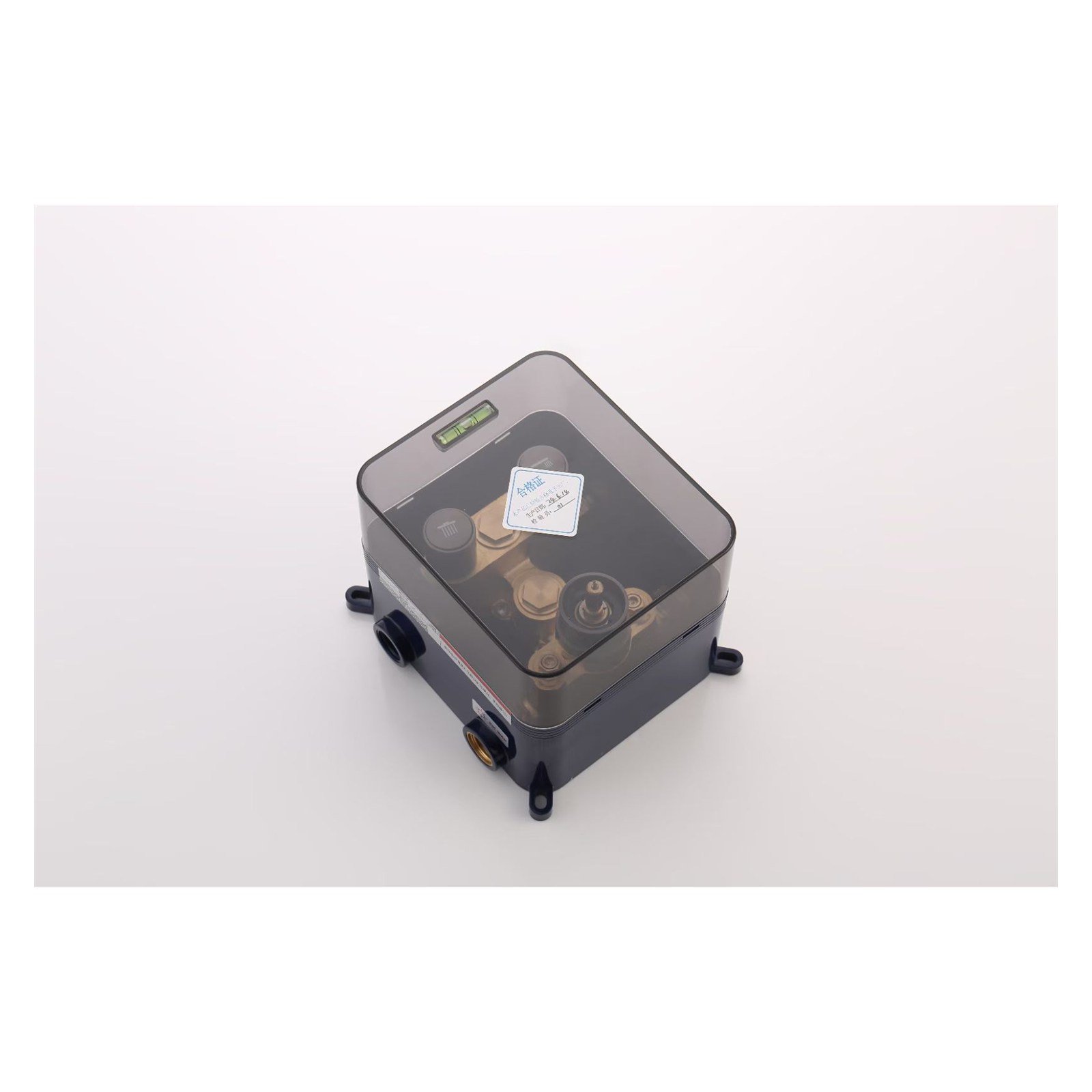 Concealed brass valve body configuration 9