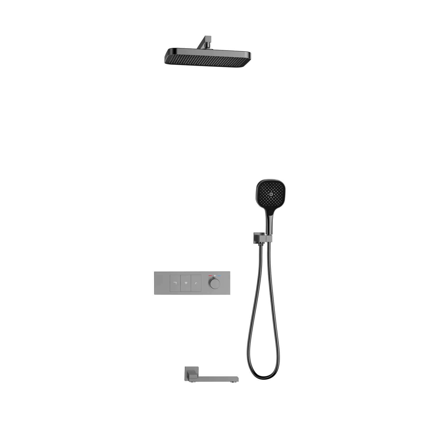 8005A-6Z Concealed Shower System detail 5