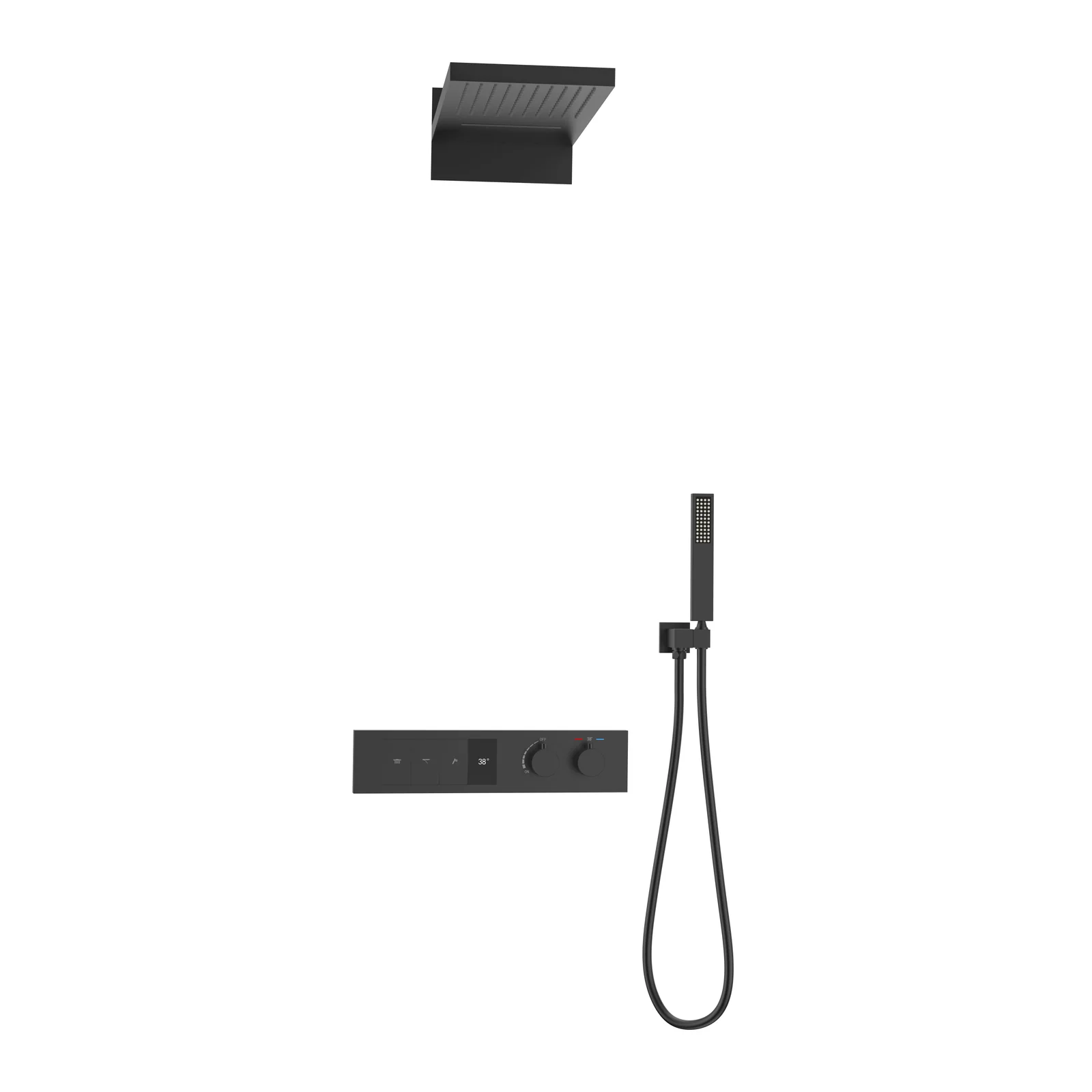 8006B-2T Concealed Shower System detail 2