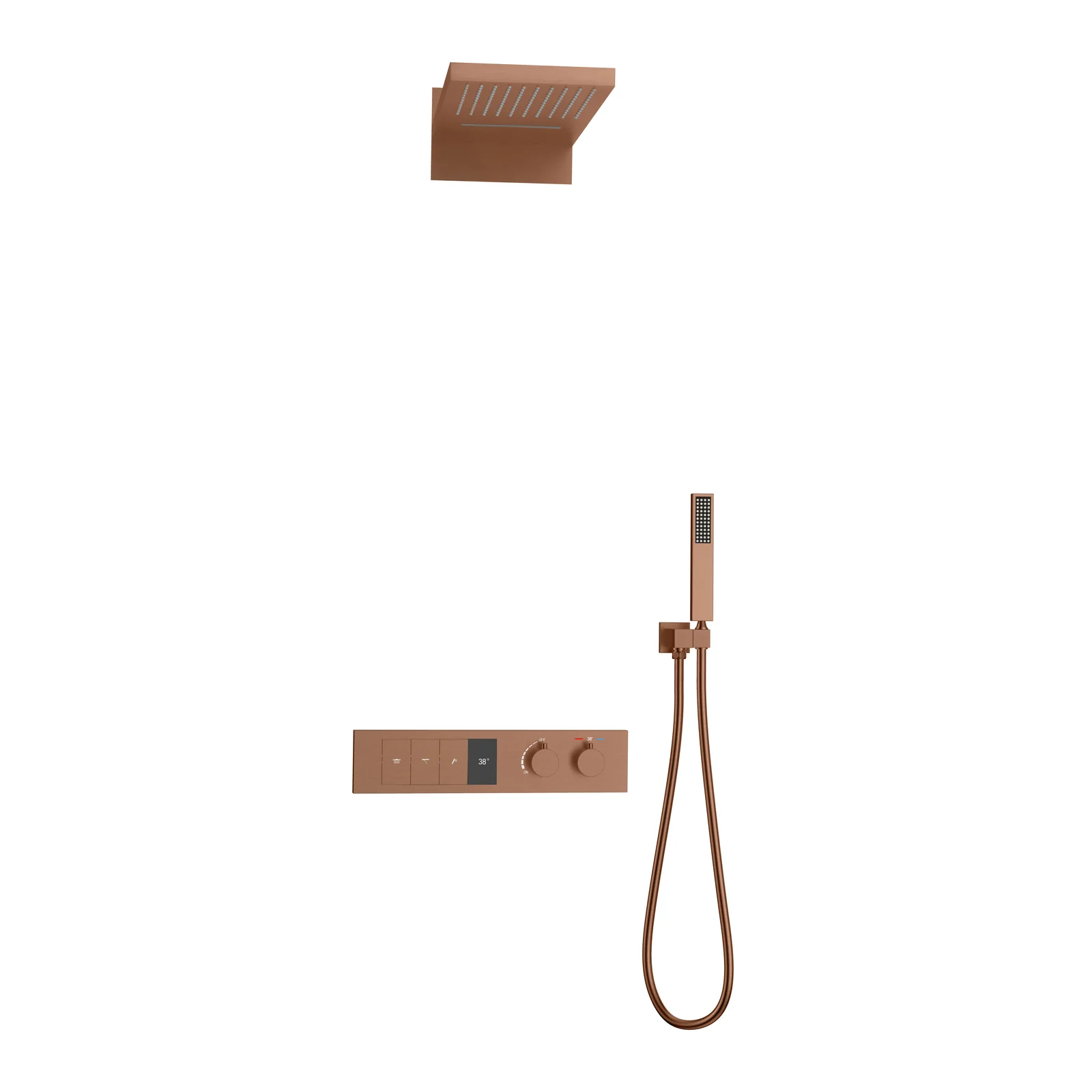 8006B-2T Concealed Shower System detail 4