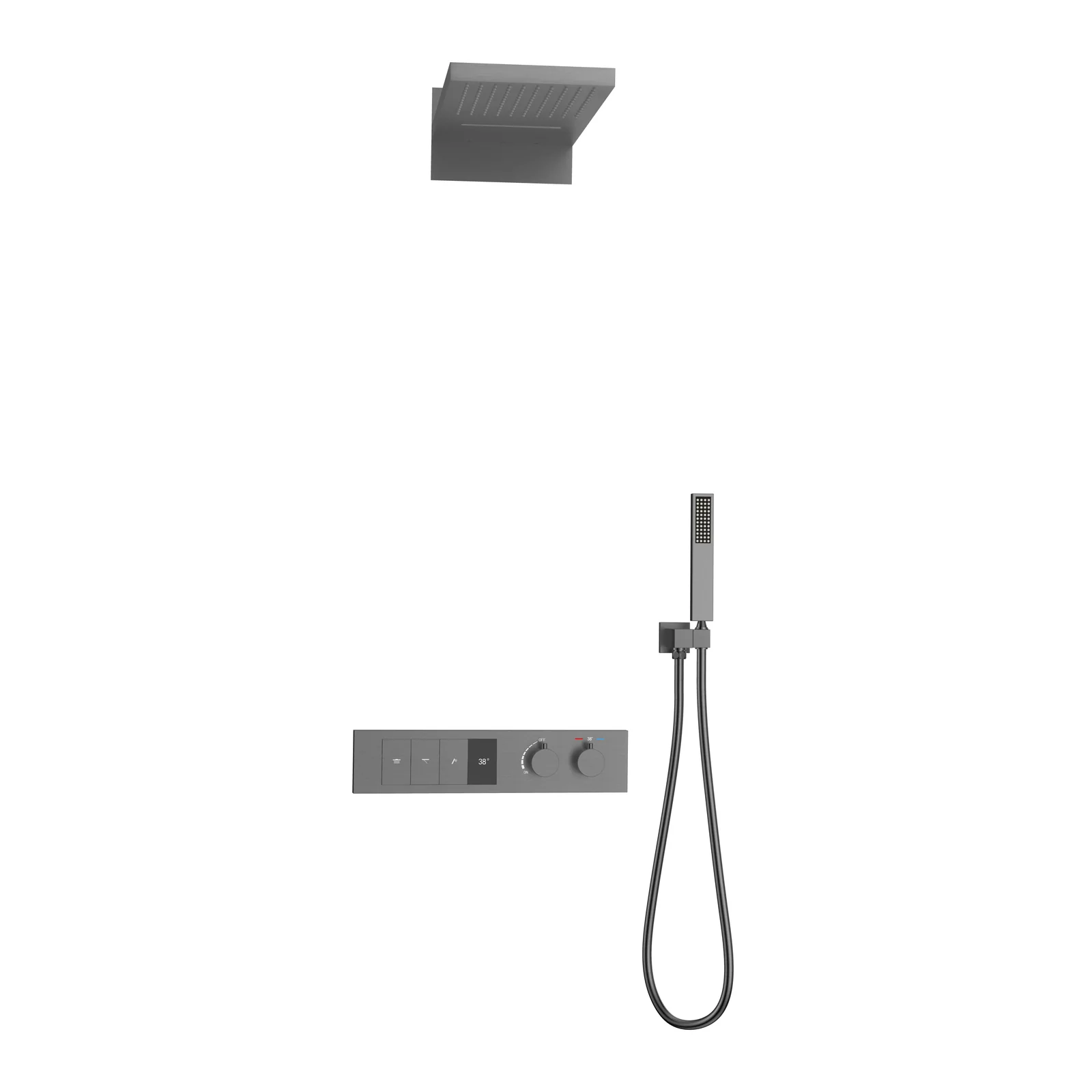 8006B-2T Concealed Shower System detail 5