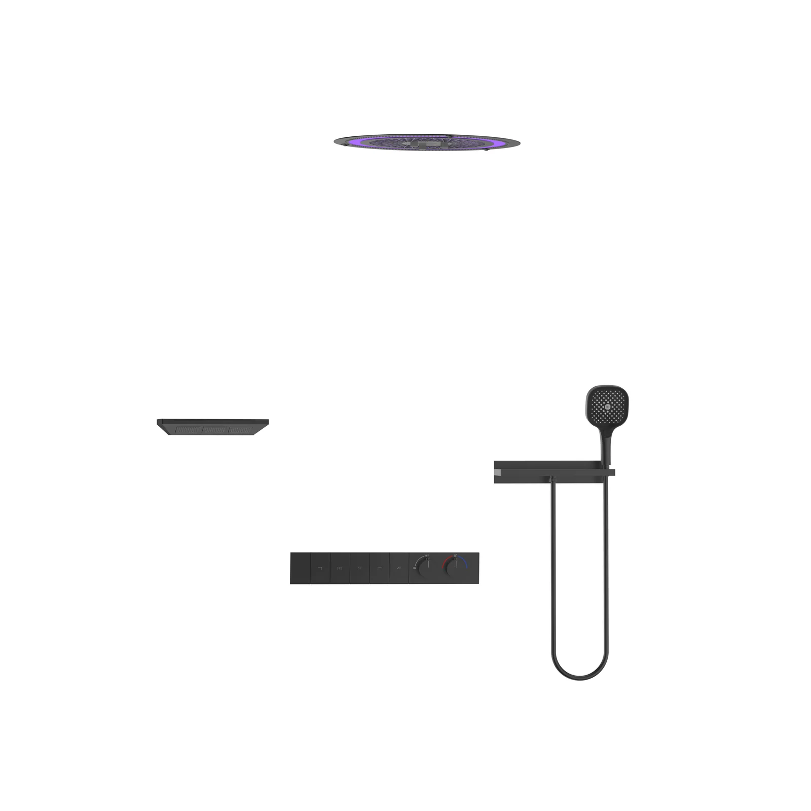 8008-4T Concealed Shower System detail 2