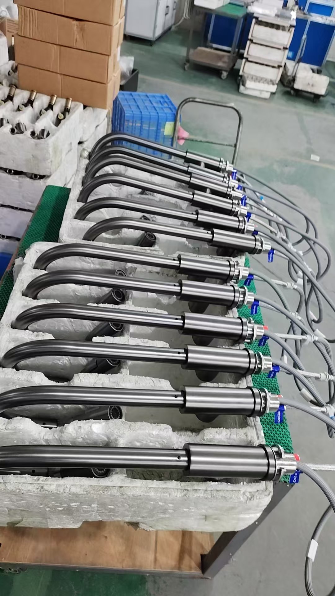 Kitchen faucet order preparation