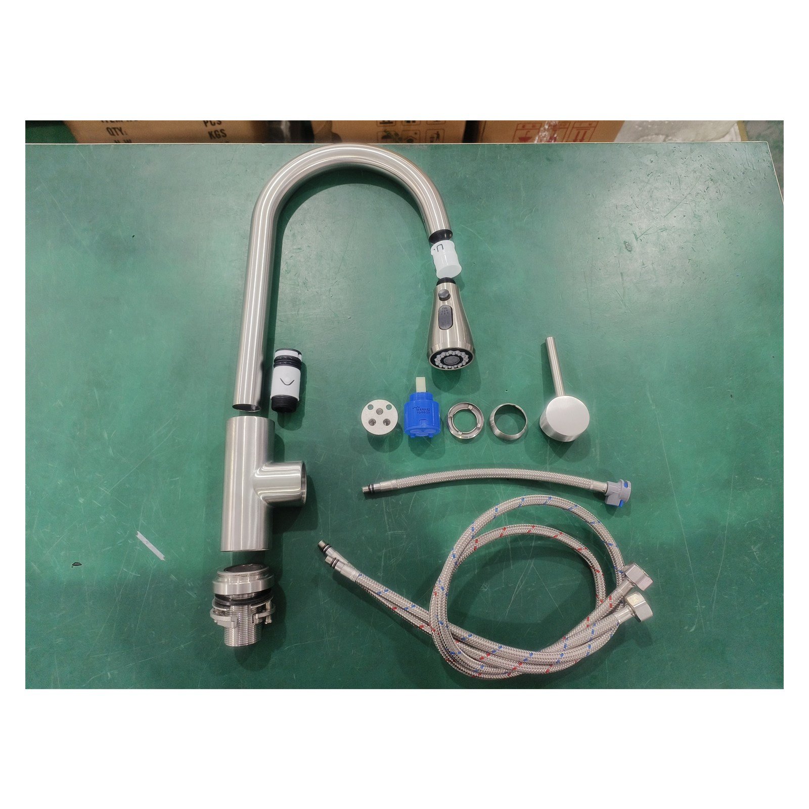 Stainless Steel Pull-Out Kitchen Faucet CL69