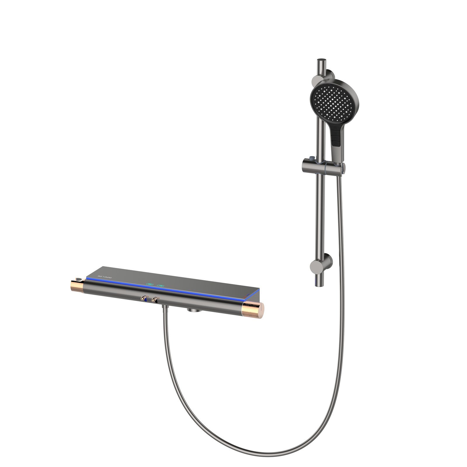 ZDA12 Shelf Shower Mixer with Hand Shower ZDA12