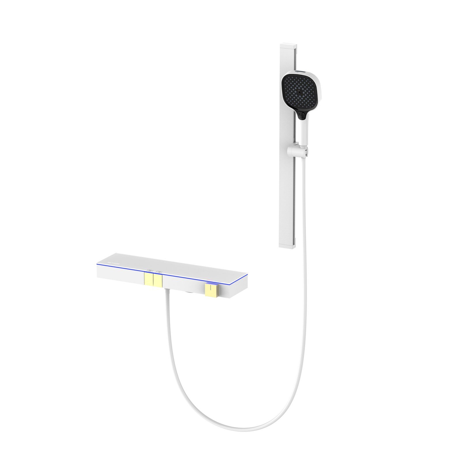 ZH12 Shelf Shower Mixer with Hand Shower ZH12